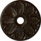 Ekena Millwork Milan Ceiling Medallion (Fits Canopies up to 4 5/8"), Hnd-Painted Bronze, 24 1/2"OD x 3 1/2"ID x 1"P CM24MIBZS - alternate 1